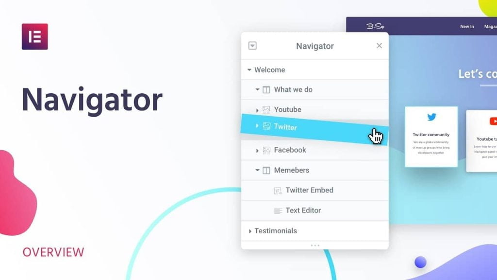 Elementor navigator - Websitetoday - Webdesign en Online Marketing Driebergen